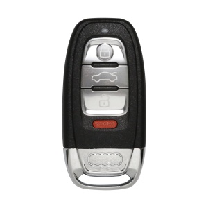 奥迪754J\754C智能钥匙外壳-3+1键 A4L A6L A5 Q5 A7 A8L
